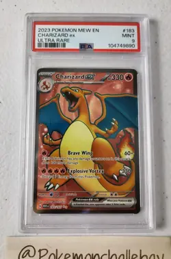 Charizard ex 183/165 - Mew EN 151 *PSA 9 - MINT* Ultra Rare Pokemon Card - Image 3