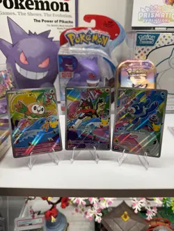 Pokemon TCG First Partner Illustration Collection Series 1 Alola Gen 7 Starters - Image 1