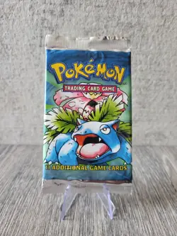 Pokemon TCG Heavy Base Set Booster Pack 1999 - Venusaur Artwork - 20.95 grams - Image 1