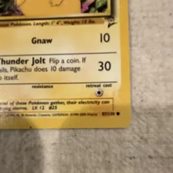 Pokemon TCG Pikachu Base Set 2 087/130 Common Regular English 40 HP 1999 - Image 4
