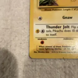 Pokemon TCG Pikachu Base Set 2 087/130 Common Regular English 40 HP 1999 - Image 5