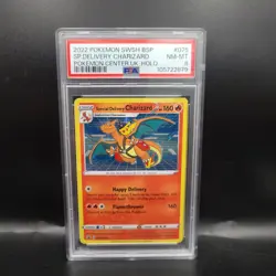 PSA 8 Pokemon Special Delivery Charizard SWSH075 Promo W/Swirls - Image 1