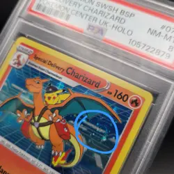 PSA 8 Pokemon Special Delivery Charizard SWSH075 Promo W/Swirls - Image 2