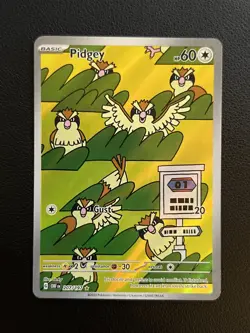 Pokemon TCG Pidgey 207/197 Obsidian Flames Illustration Rare - Image 1