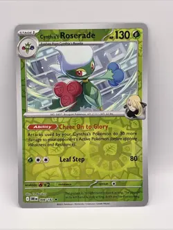 Cynthia’s Roserade 008/182 (Reverse Holo) Pokemon TCG: Destined Rivals - Image 1