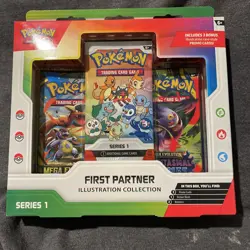 Pokemon First Partner Illustration Collection Series 1 Promo Booster Box English - Image 1