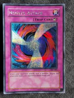 ​Yu-Gi-Oh! Negate Attack TSC-003 Secret Rare GBA Video Game Promo Vintage NM - Image 1