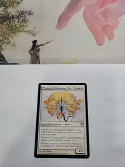 MTG - Myojin of Cleansing Fire Champions of Kamigawa Regular R#35 - Image 2