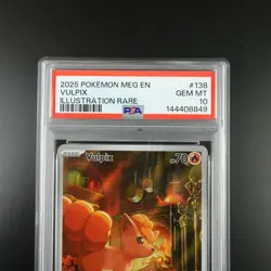 PSA 10 Vulpix 138/132 Pokemon Mega Evolutions Graded Card - Image 2