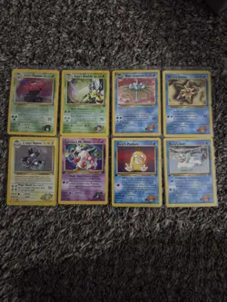 Pokemon TCG Gym Challenge/Heroes 8 Card Lot - Image 1