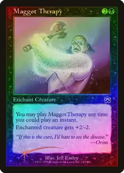 Maggot Therapy FOIL Mercadian Masques NM Black Common MAGIC MTG CARD ABUGames - Image 1