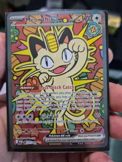 Meowth 121/088 Special Illustration Rare Pokemon Card Perfect Order - Image 1