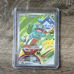 Pokemon Bulbasaur Mega Evolution Promo Holo Card 80 HP Leech Seed #037 - Image 1