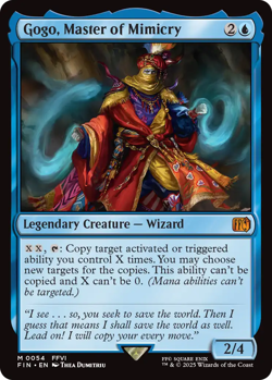 Gogo, Master of Mimicry 0054 ~ Mythic MTG FFXI Final Fantasy Mint - Image 1