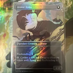 The Legend of Roku (Borderless) #357 (Foil) TLA Avatar: The Last Airbender MTG - Image 2