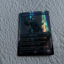 Archmage of Runes (Borderless) (Mana Foil) Foundations Foil - Image 1