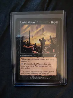 MTG Lethal Vapors, Scourge release, RARE, NM condition from 2003 - Image 1