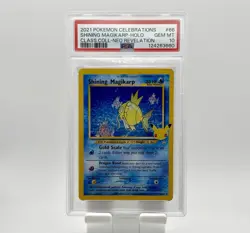 PSA 10 Shining Magikarp 66/64 Celebrations: Classic Collection Holo Pokemon Rare - Image 1