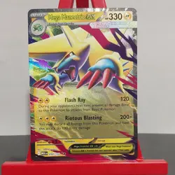Pokemon Mega Manectric Ex 050/132 Me01: Mega Evolution Double Rare Holo 330 HP - Image 1