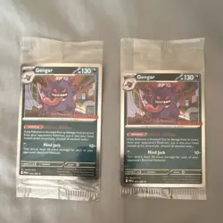 Gengar Promo Pokemon Cards 2x Sealed GameStop Exclusive Mind Jack Infinite Shad… - Image 1