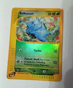 Bulbasaur 094/165 Pokemon Expedition Base Set Reverse Holo E-Reader 2002 - LP - Image 1