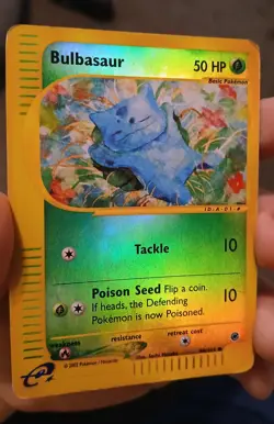 Bulbasaur 094/165 Pokemon Expedition Base Set Reverse Holo E-Reader 2002 - LP - Image 5