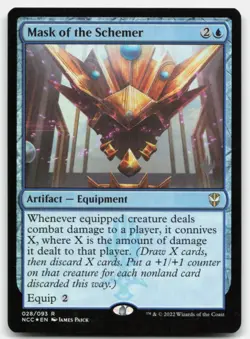 MTG Mask of the Schemer Foil R Promo Pack: Streets of New Capenna 28 LP - Image 1