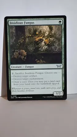 MTG: Duskmourn House Of Horror - Insidious Fungus (0186) - NM - Image 1