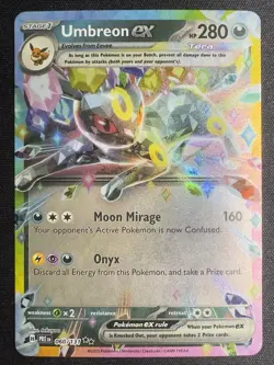 Near Mint Umbreon ex 060/131 Pokemon Prismatic Evolutions - Image 1