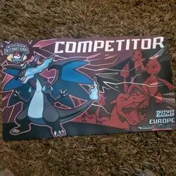 Pokemon TCG - 2026 EUIC Competitor Playmat - Mega Charizard - Image 1