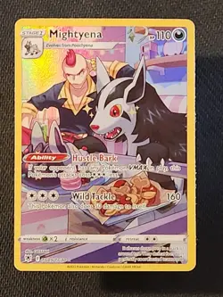2022 Pokemon Mightyena TG09/TG30 Full Art Astral Radiance YE - Image 1