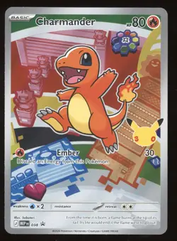 2026 Pokemon Mega Evolution Charmander Black Star Promo #038 - Image 1