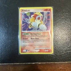 Pokemon Entei 4/132 DP Secret Wonders Reverse Holo Rare 2007 VLP - Image 1