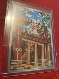 Timburr 125/086 Black Bolt Series Illustration Rare Pokemon TCG NM/M - Image 1