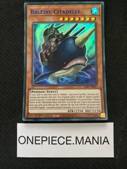 Carte Yu-Gi-Oh! Baleine Citadelle LDS1-FR027 1st Ultra Rare Bleu - Image 1