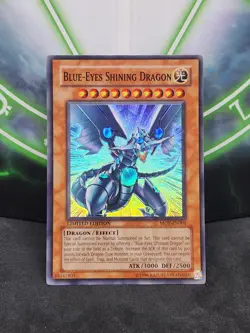 Yugioh Blue-Eyes Shining Dragon MOV-EN001 Limited Edition Super Rare NM - Image 1