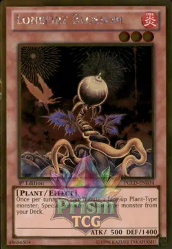 1st ed Lonefire Blossom gold rare PGLD-EN034 Yugioh - Image 1
