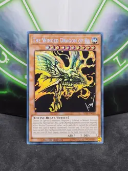 Yugioh The Winged Dragon of Ra TN19-EN009 Prismatic Secret Rare NM - Image 1