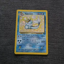 Vaporeon HOLO 12/64 Jungle Rare Original Near MINT Pokemon Card WOTC Vintage NM - Image 1