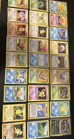 Vintage Pokemon Card Lot 380+ Base Set, Base Set 2, Jungle, Fossil + LP-DAMAGED - Image 1