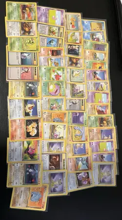 Vintage Pokemon Card Lot 380+ Base Set, Base Set 2, Jungle, Fossil + LP-DAMAGED - Image 3