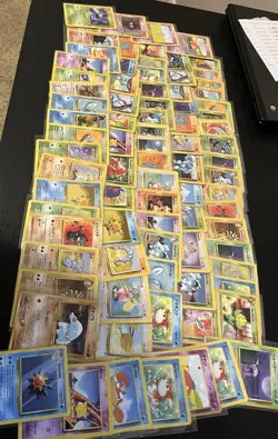 Vintage Pokemon Card Lot 380+ Base Set, Base Set 2, Jungle, Fossil + LP-DAMAGED - Image 5