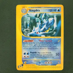 NM Kingdra 19/147 Aquapolis Rare Vintage E-Reader Nintendo Pokemon Card - Image 1