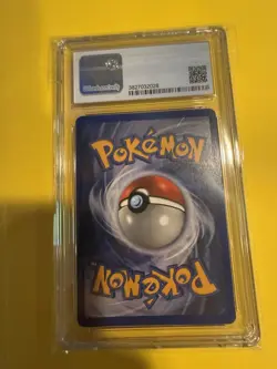 Poliwrath Base Set Unlimited HOLO Pokemon CGC graded 8.5 - Image 2
