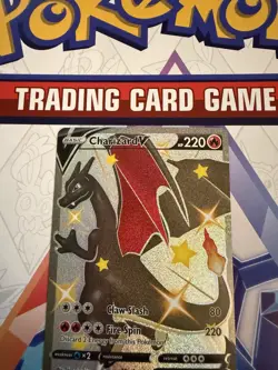 2020 Pokemon Champions Path Charizard V SWSH Shiny Secret Rare 079/073 NM!! READ - Image 2