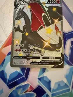 2020 Pokemon Champions Path Charizard V SWSH Shiny Secret Rare 079/073 NM!! READ - Image 3