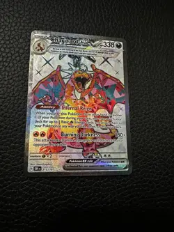Pokemon Charizard EX 215/197 | Ultra Rare Full Art | Obsidian Flames 215/197 - Image 1