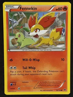 Pokemon - Fennekin 10/124 - Fates Collide Non Holo - NM - Image 1