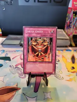 Yu-Gi-Oh! Jar Of Greed SKE-047 UNLIMITED Moderately Played - Image 1