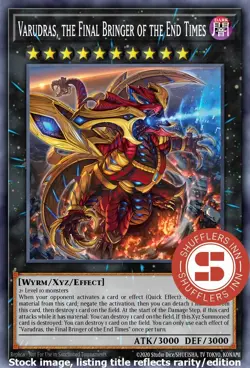Varudras, The Final Bringer Of The End Times LEDE-EN045 Secret Rare 1st Edition - Image 1